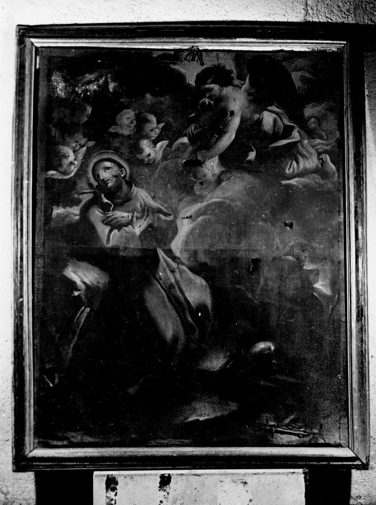 estasi di San Francesco d'Assisi (dipinto) - ambito Italia centrale (sec. XVII)