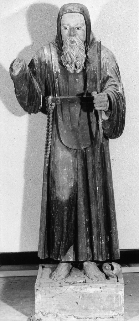 Sant'Antonio Abate (statua) - ambito Italia centrale (sec. XVIII)
