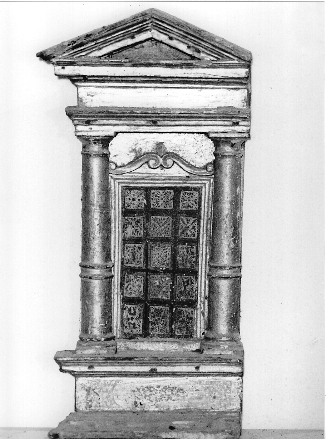 tabernacolo, frammento - ambito Italia centrale (sec. XVIII)
