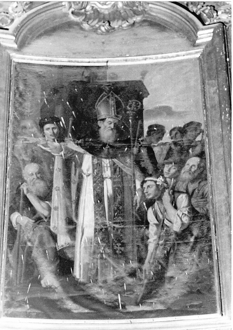 Sant'Agostino (dipinto) di Bedeschini Giovanni Battista (sec. XVI)
