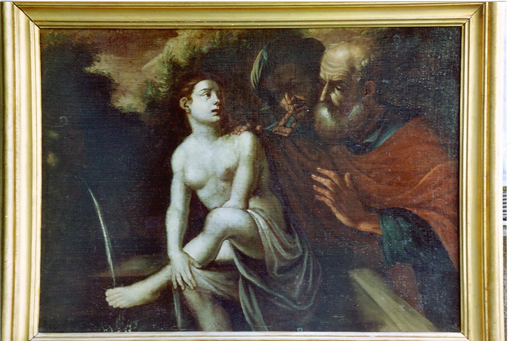 Susanna e i vecchi (dipinto) - ambito Italia meridionale (sec. XVII)