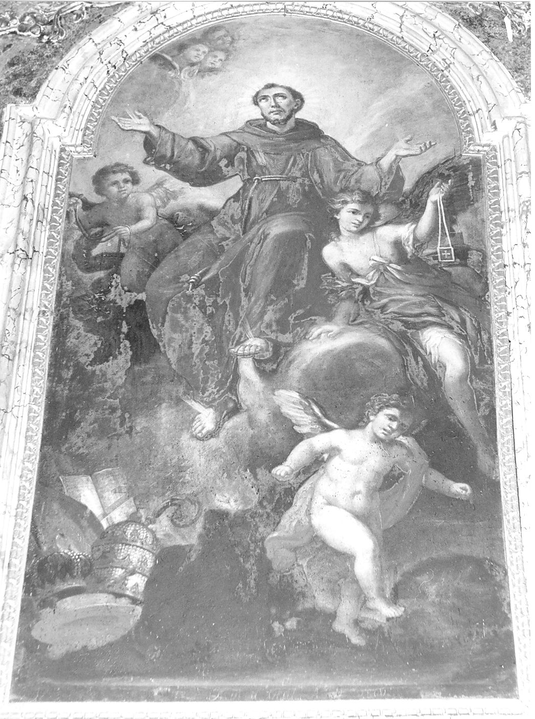 Gloria di San Francesco d'Assisi (dipinto) - ambito abruzzese (fine sec. XVII)