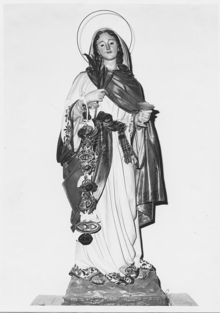 santa Lucia (statua) - bottega Italia meridionale (primo quarto sec. XX)