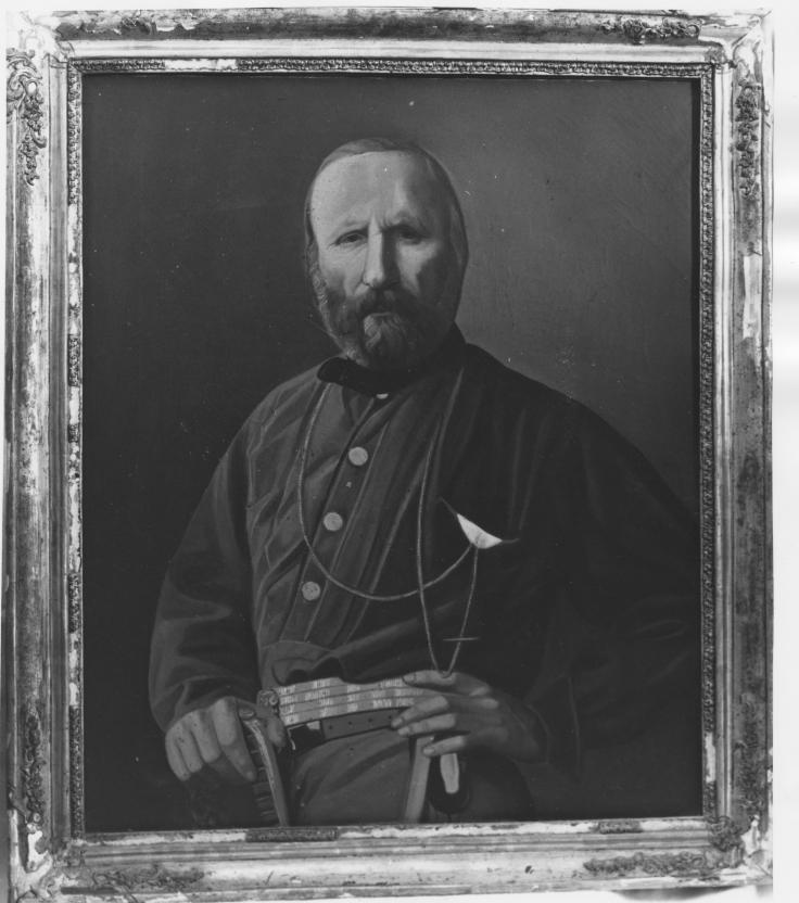 Ritratto di Giuseppe Garibaldi (dipinto) - ambito lucano (fine/inizio secc. XIX/ XX)