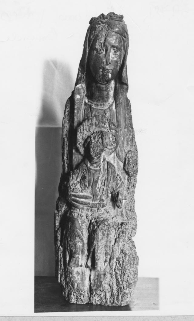 Madonna con Bambino (scultura) - bottega Italia meridionale (sec. XIV)