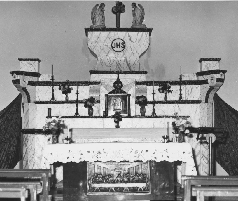 altare maggiore - bottega Italia meridionale (sec. XIX)