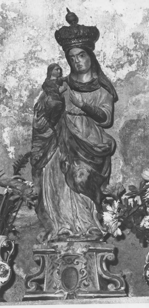 Madonna del Soccorso, Madonna con Bambino (statua) - bottega Italia meridionale (sec. XIX)
