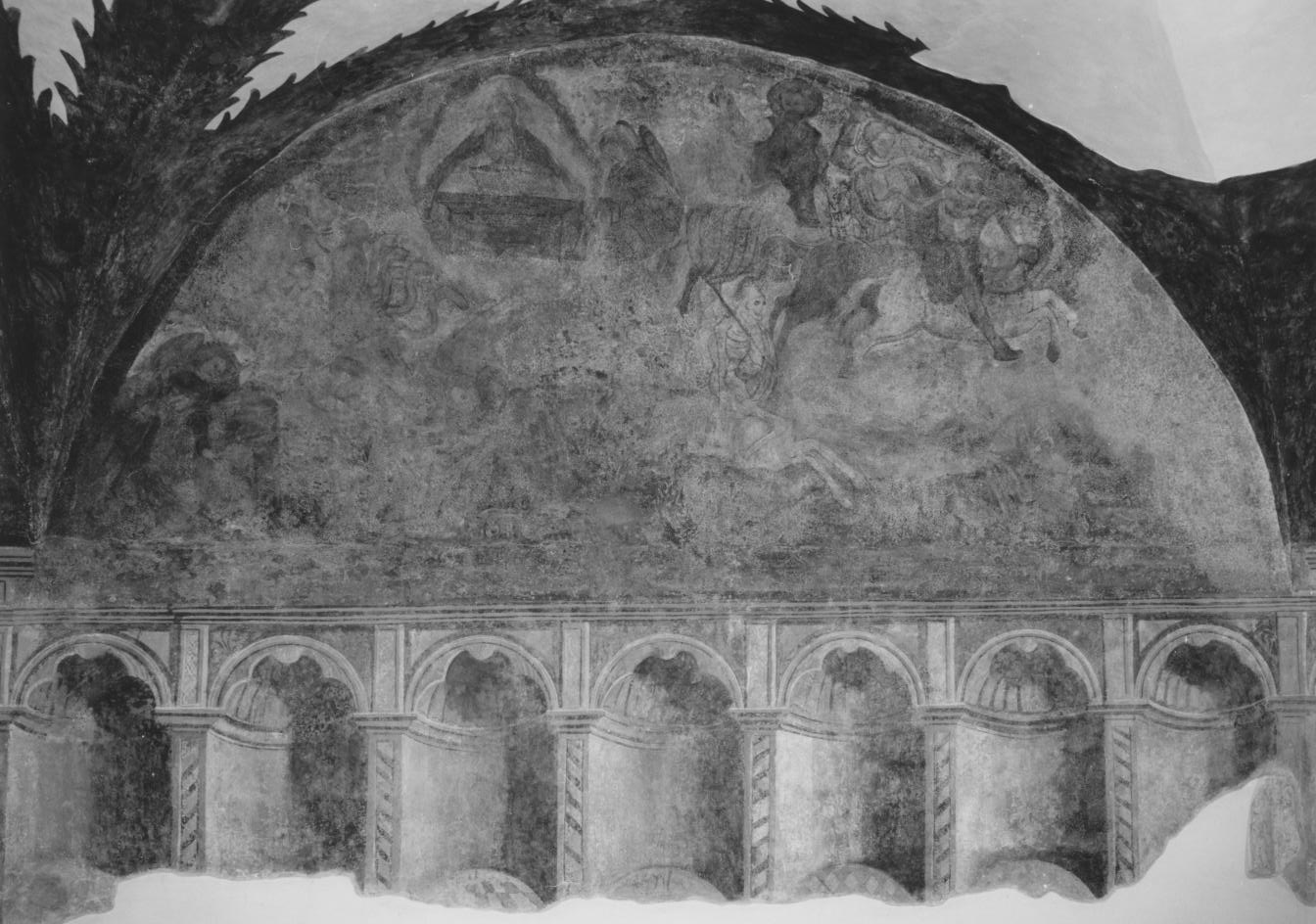 dipinto, complesso decorativo - ambito napoletano (seconda metà sec. XVI)