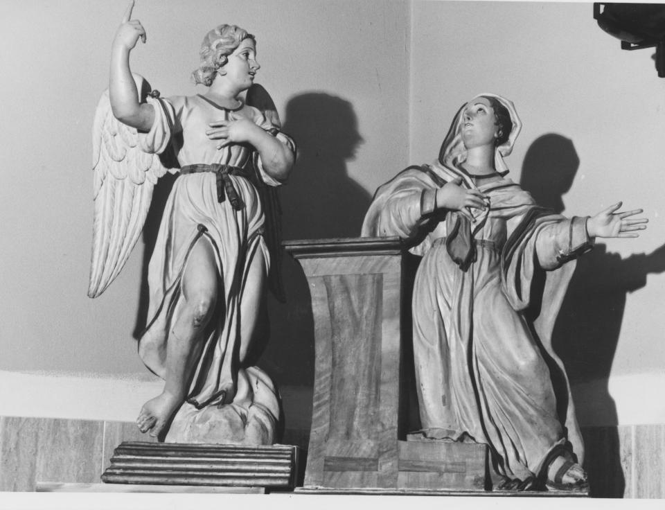 Annunciazione (gruppo scultoreo) - bottega Italia meridionale (metà sec. XVIII)