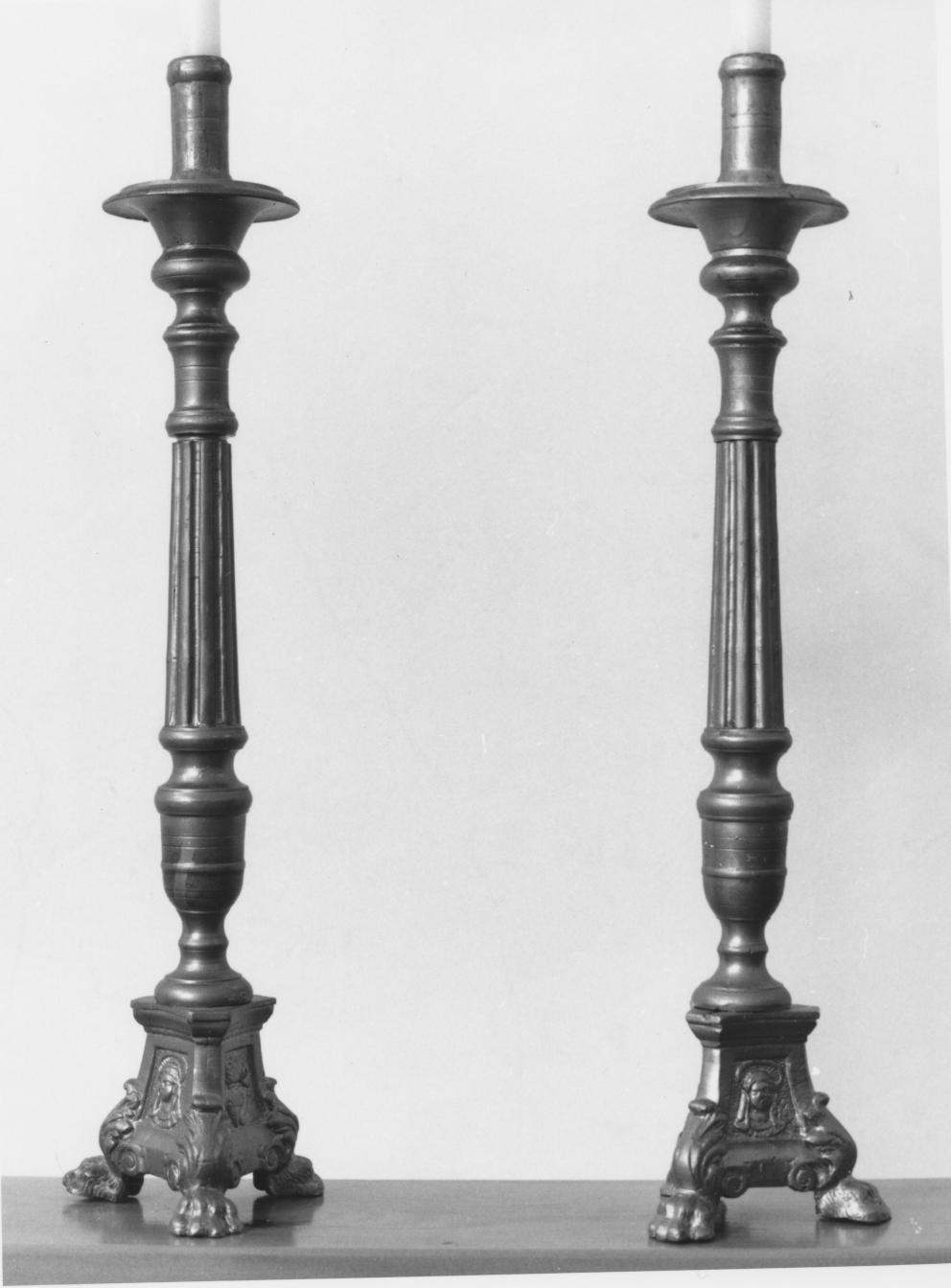 candeliere, serie - bottega Italia meridionale (seconda metà sec. XIX)