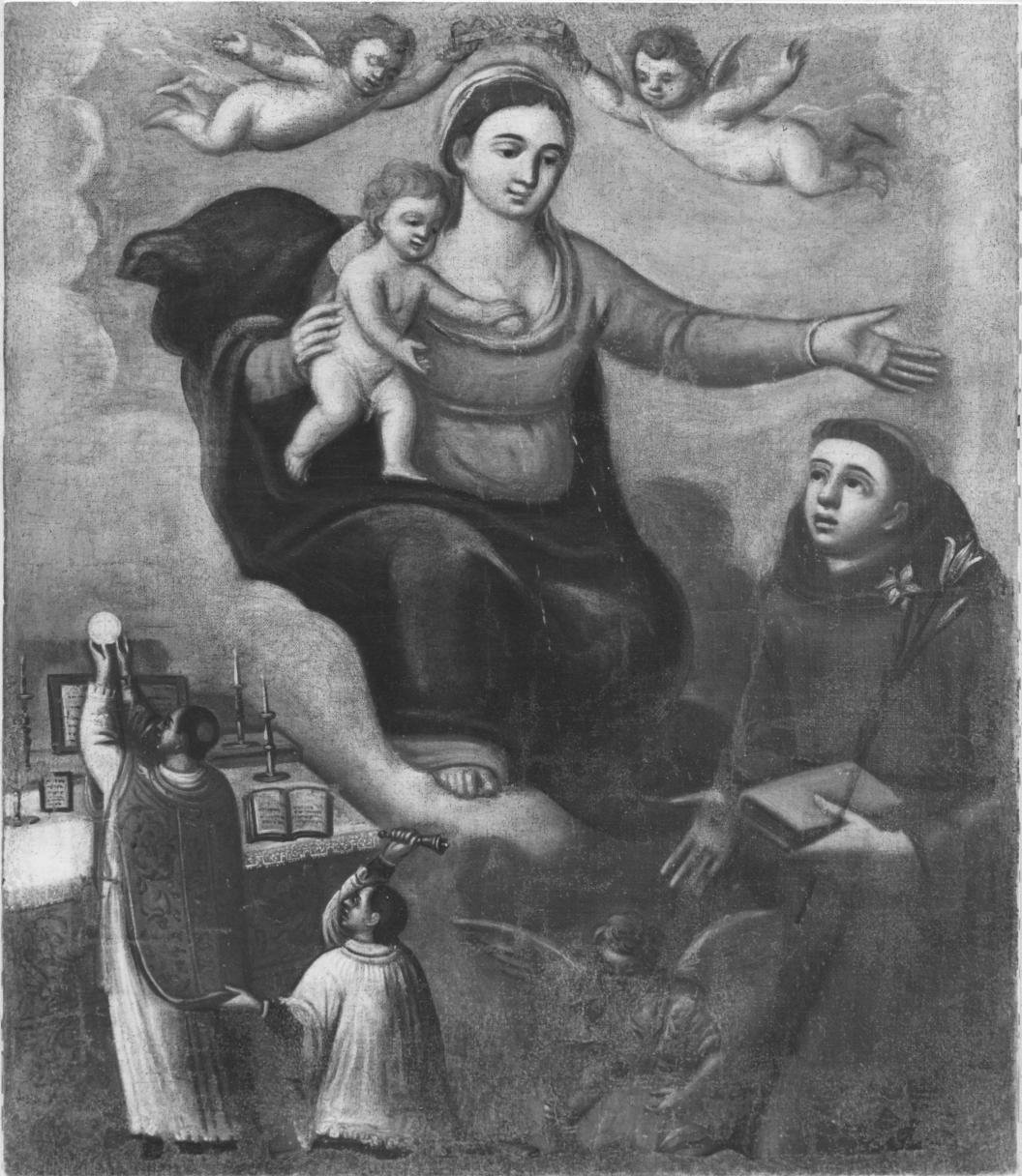Madonna con Bambino e Sant'Antonio (dipinto) - ambito lucano (sec. XVIII)