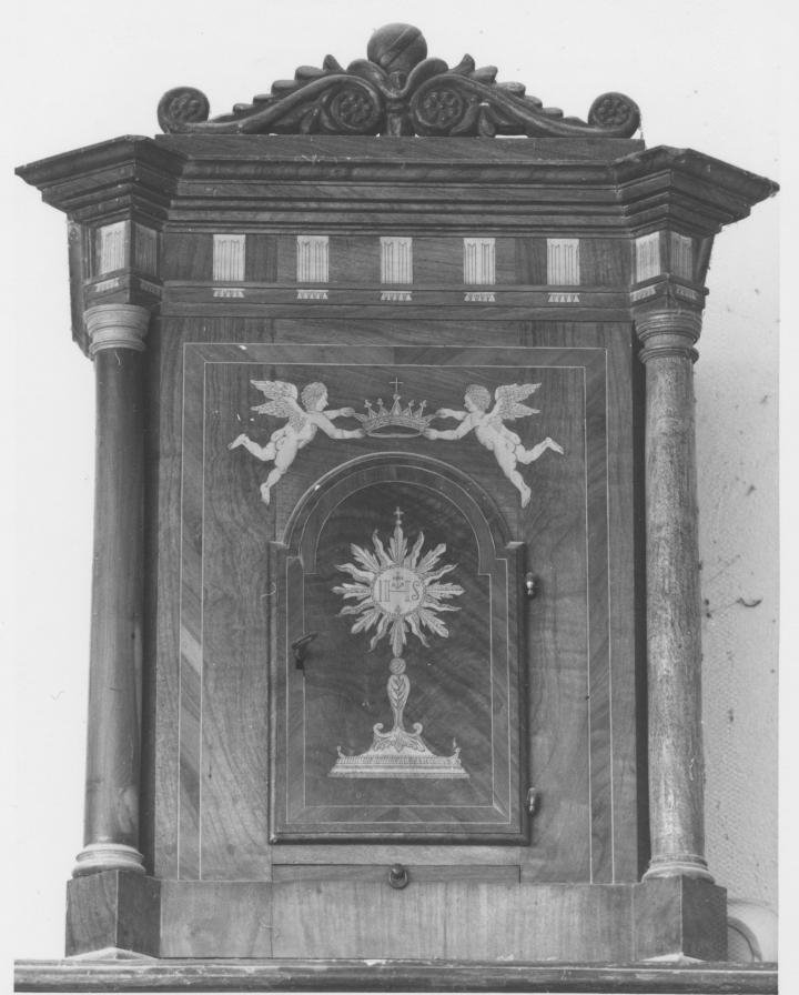 tabernacolo - a tempietto - bottega lucana (sec. XIX)