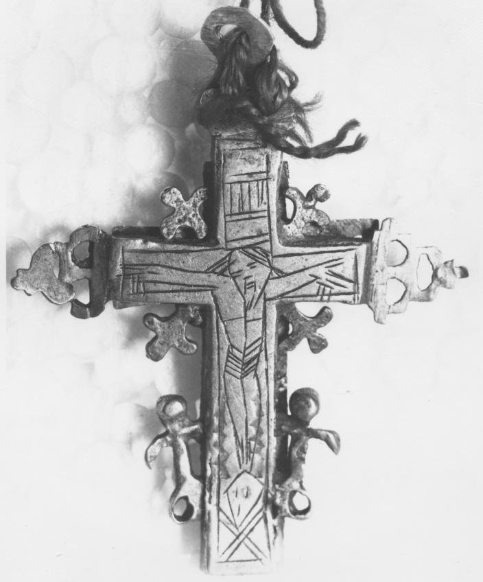 reliquiario - a croce - bottega napoletana (seconda metà sec. XVIII)