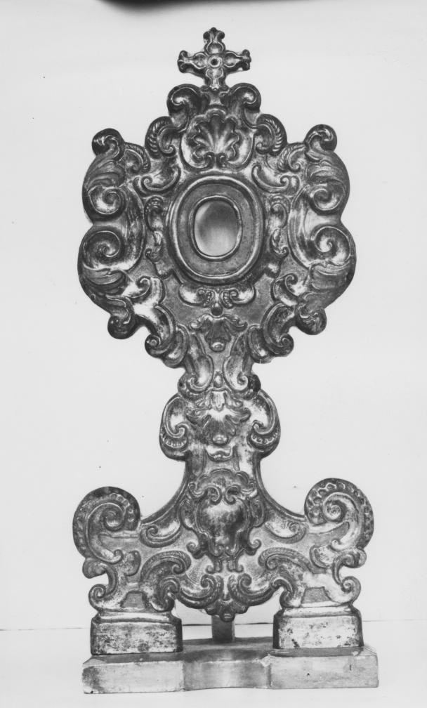 reliquiario - a ostensorio - bottega napoletana (prima metà sec. XIX)