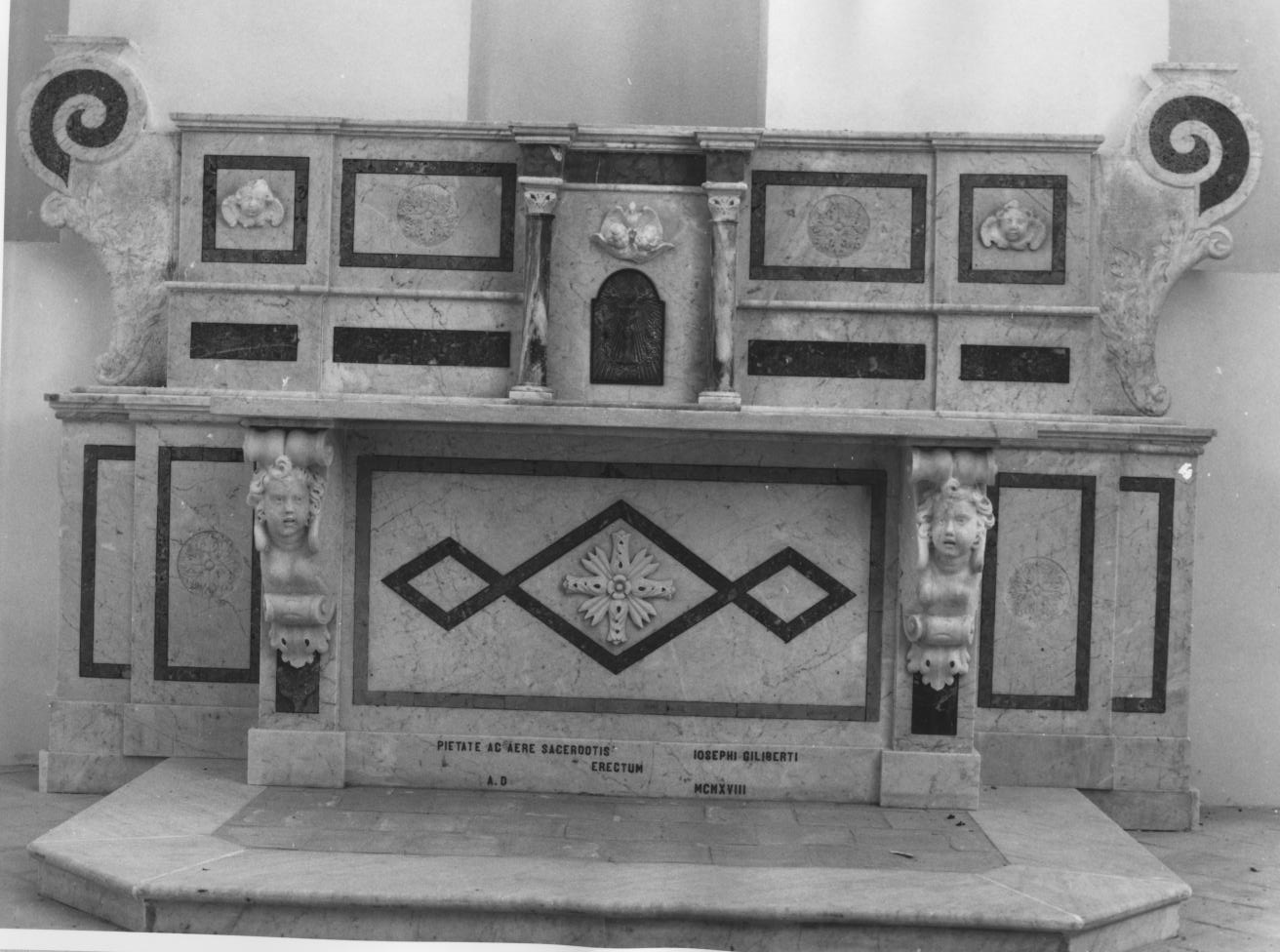 altare maggiore - bottega lucana (inizio sec. XX)