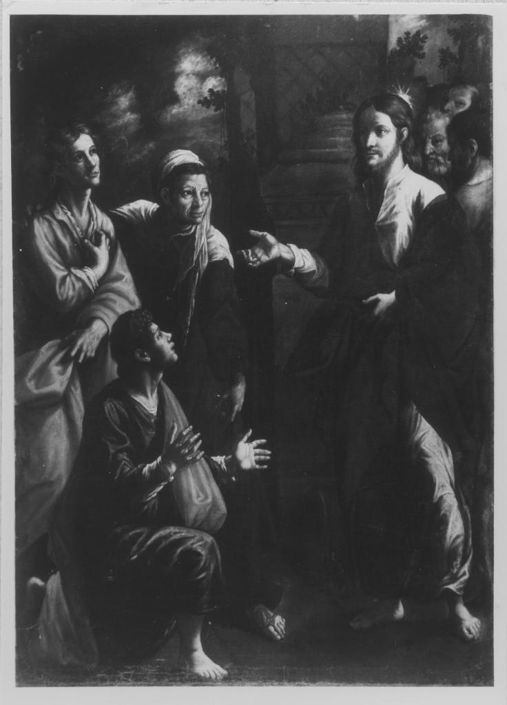 Gesù e i figli di Zebedeo (dipinto) - ambito napoletano (sec. XVII)