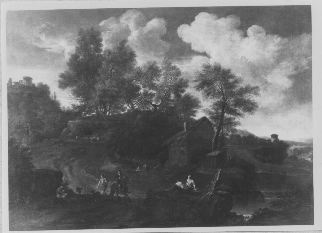 Scena campestre (dipinto) - ambito napoletano (prima metà sec. XVIII)