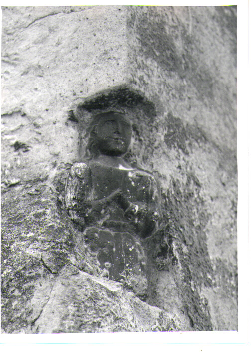 busto di uomo (rilievo) - bottega Italia meridionale (secc. VIII/ IX)