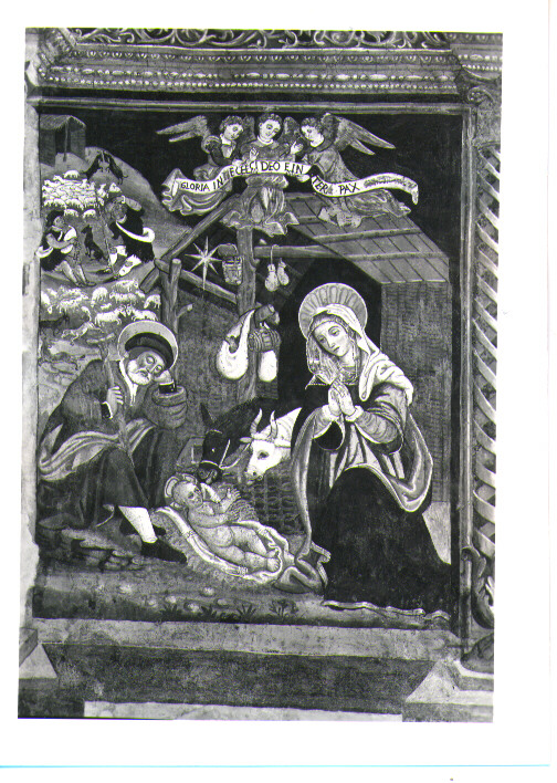 profeti, storie di Cristo e della Vergine, elementi architettonici (decorazione pittorica, complesso decorativo) di Todisco Giovanni (sec. XVI)
