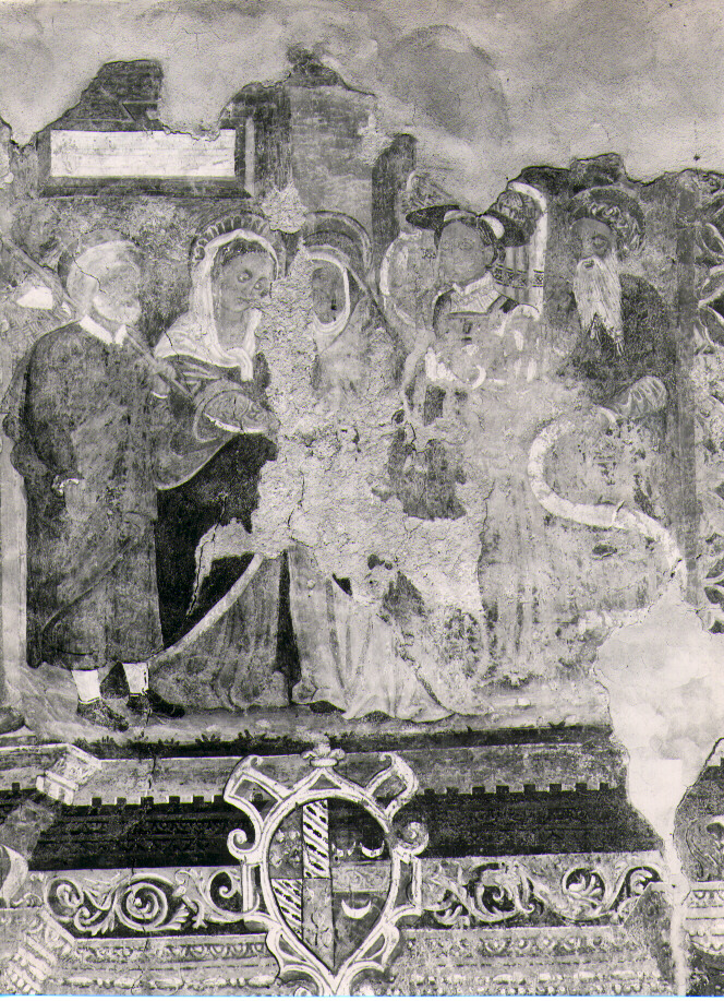 visitazione (dipinto, elemento d'insieme) di Todisco Giovanni (sec. XVI)