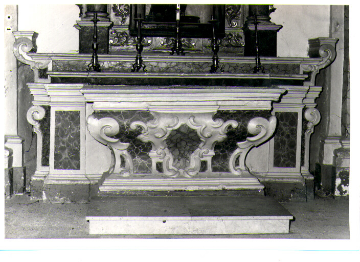 altare, serie - bottega lucana (metà sec. XVIII)