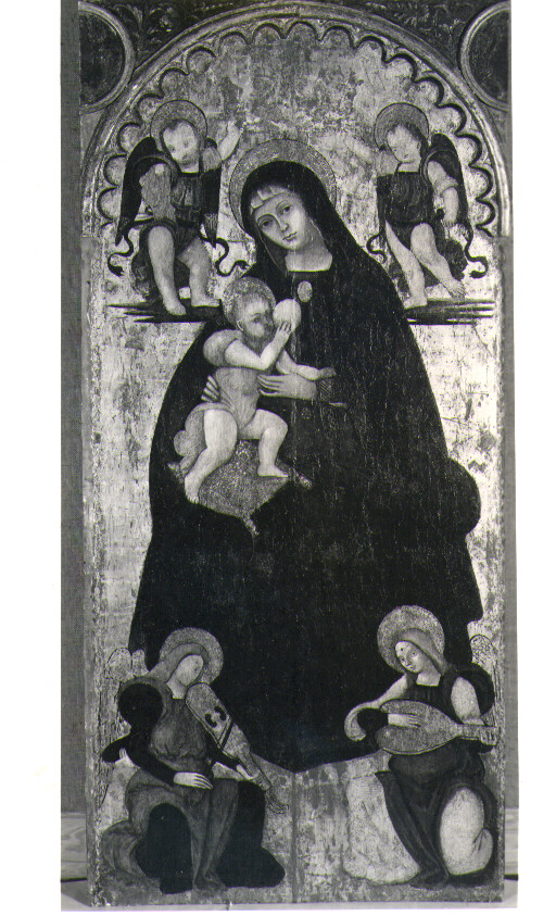 Madonna con Bambino e Santi (polittico, insieme) - ambito lucano (sec. XVI)
