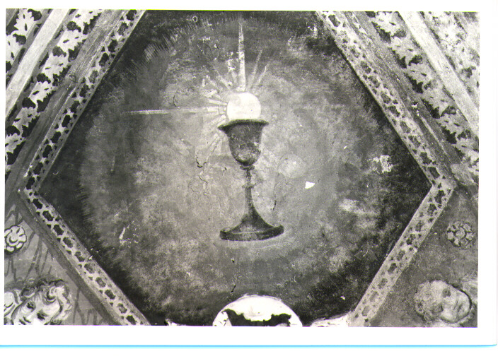 calice eucaristico (dipinto, elemento d'insieme) - ambito lucano (sec. XVII)