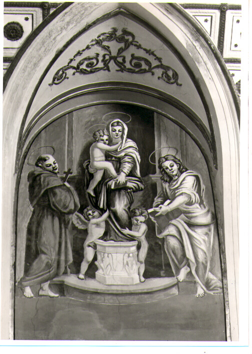 Madonna con Bambino e Santi (dipinto) - ambito lucano (inizio sec. XX)