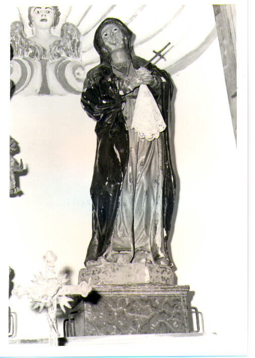 Madonna Addolorata (statua) - bottega Italia meridionale (seconda metà sec. XVIII)
