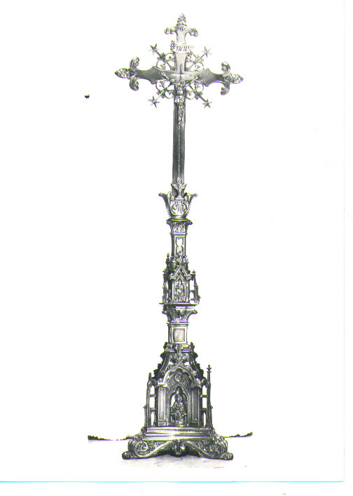 croce d'altare - bottega napoletana (inizio sec. XX)