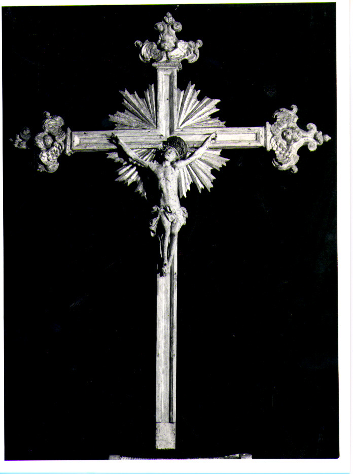 Cristo crocifisso (scultura) - bottega lucana (inizio sec. XVIII)