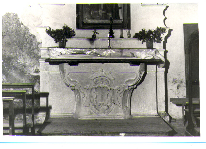 altare maggiore - bottega Italia meridionale (metà, seconda metà sec. XVIII, sec. XIX)