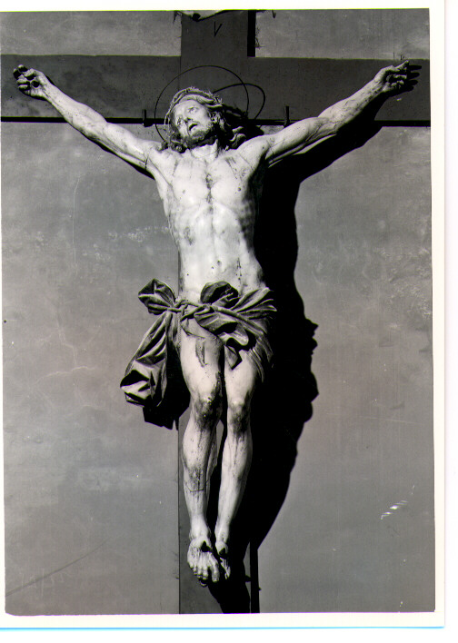 Cristo crocifisso (scultura) - bottega napoletana (seconda metà sec. XIX)