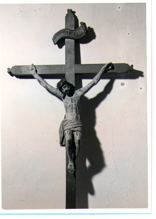 Cristo crocifisso (scultura) - bottega lucana (metà sec. XVII)