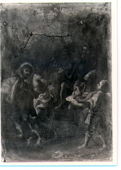 stazione I: Gesù condannato a morte (dipinto, elemento d'insieme) - ambito lucano (prima metà sec. XVII)