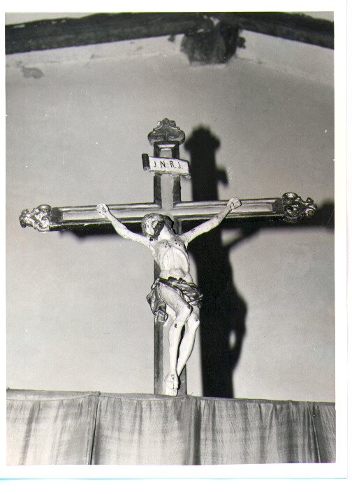 Cristo crocifisso (scultura) - bottega lucana (fine sec. XVIII)