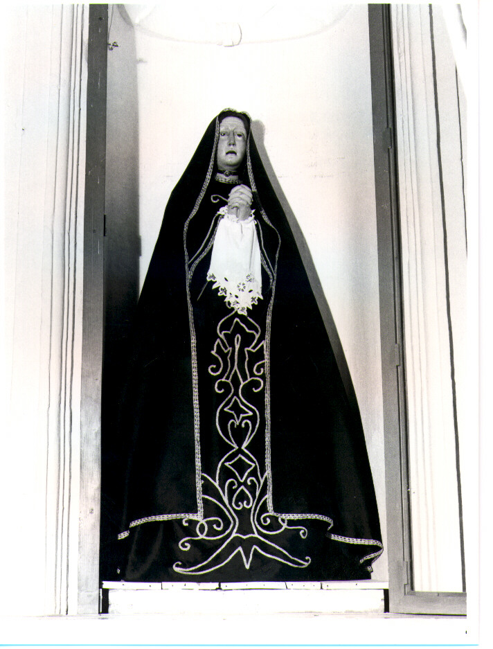 Madonna Addolorata (manichino) - bottega lucana (fine sec. XIX)