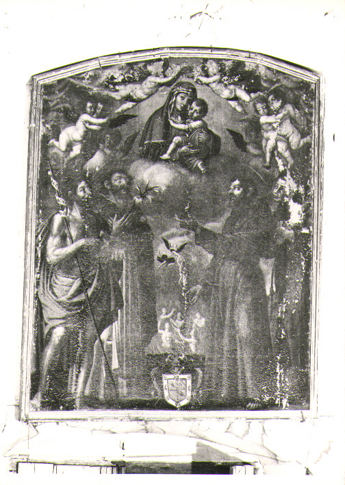 Madonna del Carmelo e santi (dipinto) - ambito lucano (prima metà sec. XVII)