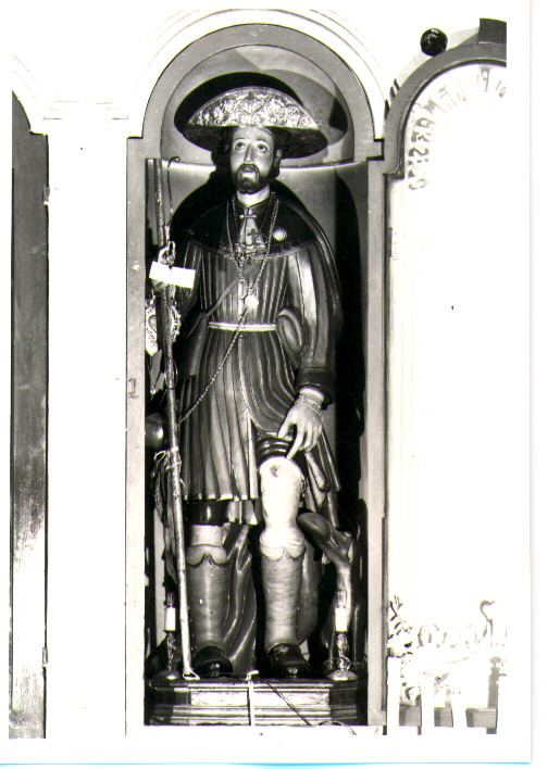 San Rocco (statua) - bottega Italia meridionale (sec. XVII)