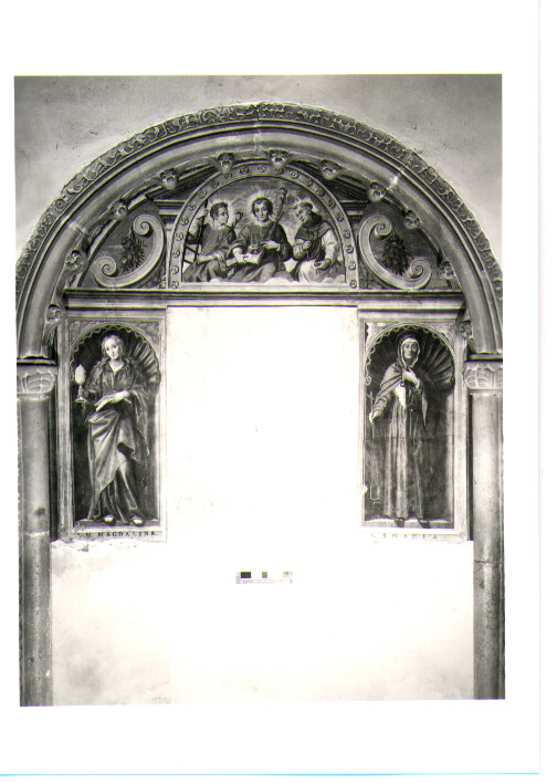 Santi (dipinto) di Ferri Pietro Antonio (attribuito) (fine/inizio secc. XVI/ XVII)