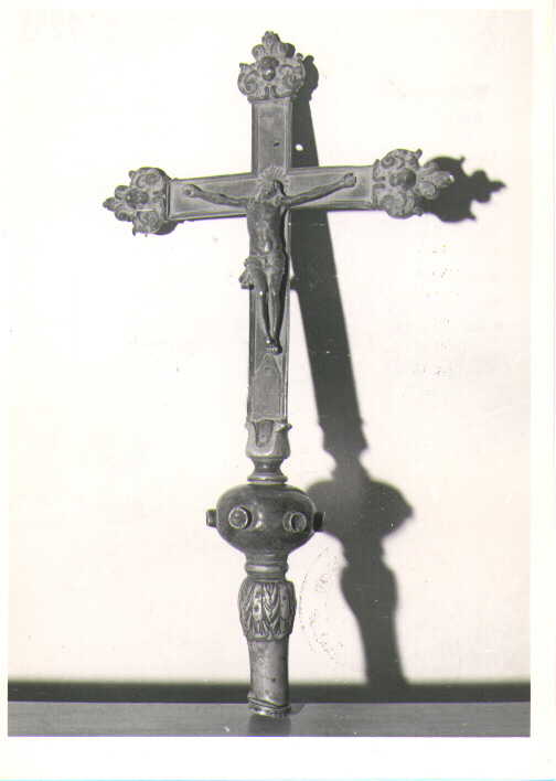 croce processionale - bottega napoletana (fine sec. XVIII)