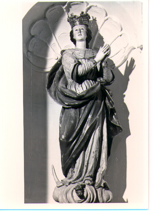 Madonna Immacolata (statua) - bottega Italia meridionale (seconda metà sec. XVIII)