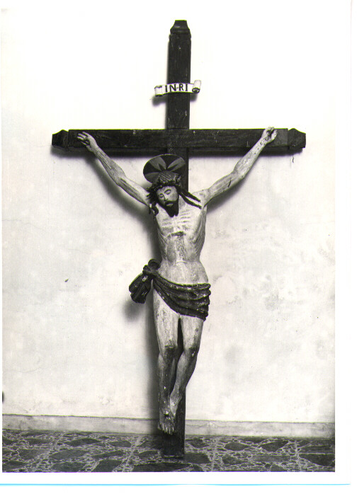 Cristo crocifisso (scultura) - bottega lucana (sec. XVIII)
