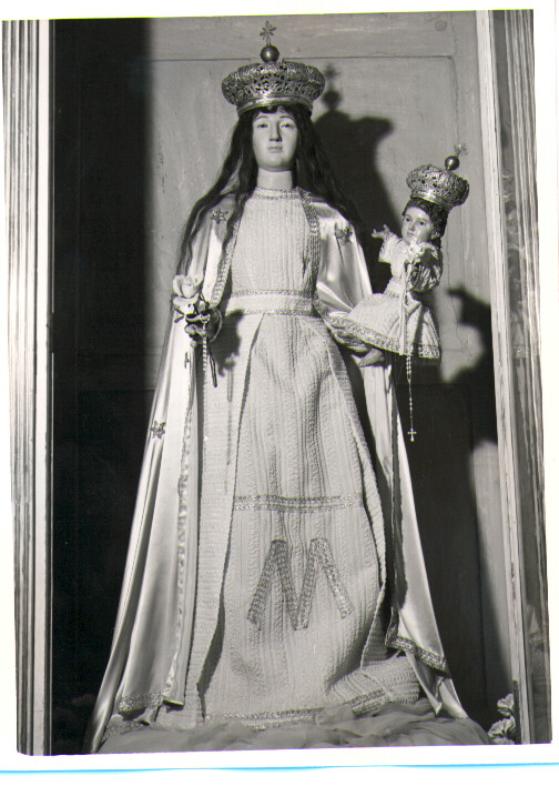 Madonna del Rosario (scultura) - bottega napoletana (prima metà sec. XVIII)