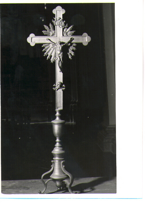 croce d'altare - bottega napoletana (seconda metà sec. XIX)