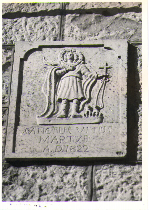 San Vito (rilievo) - bottega Italia meridionale (sec. XIX)