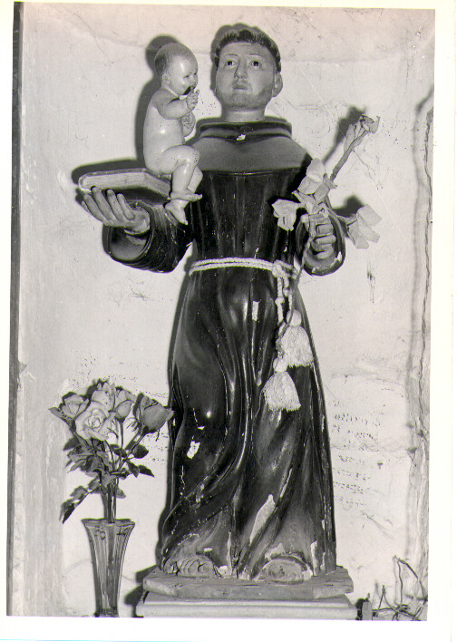 Sant'Antonio da Padova (statua) - bottega lucana (prima metà sec. XVII)