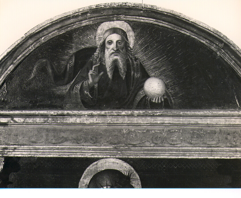 Dio Padre (dipinto, elemento d'insieme) di Luce Giovanni (sec. XVI)