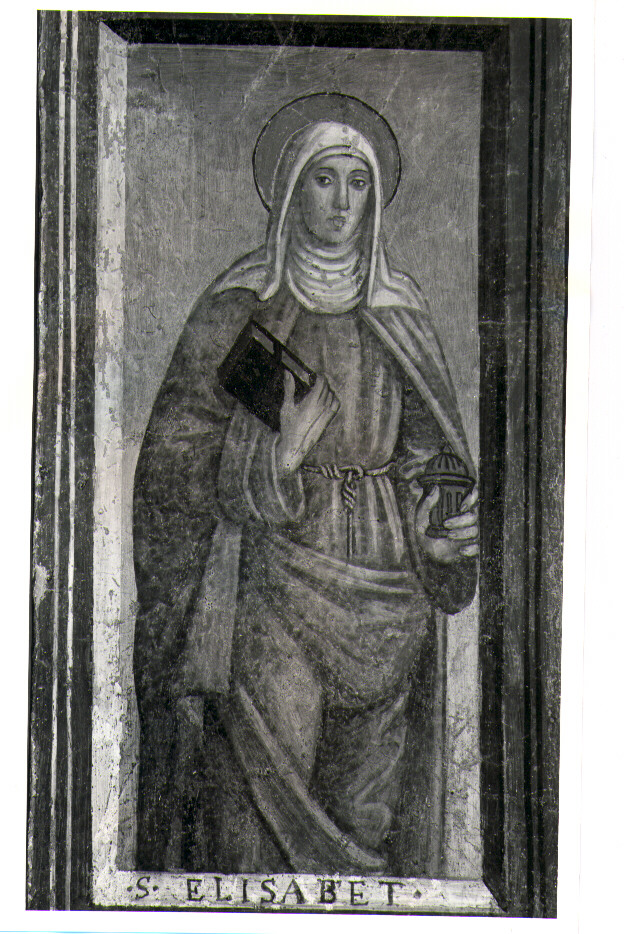 Santa Elisabetta (dipinto, elemento d'insieme) di Luce Giovanni (sec. XVI)