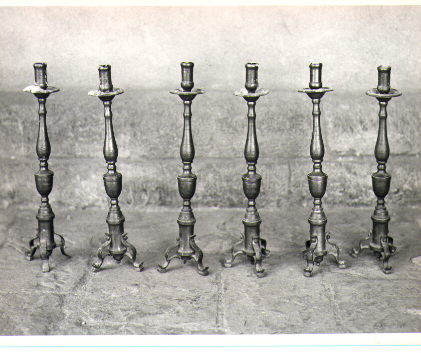candeliere, serie - ambito napoletano (fine sec. XIX)